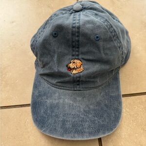 OTTO Denim Blue Adjustable Cap with Dog Design
